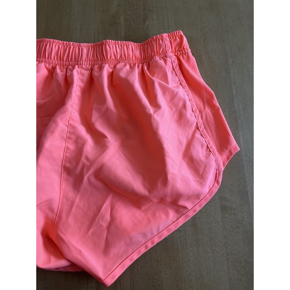 Nike Fast Dri Fit Tempo Short Womens Sz M Medium Coral Orange Athletic Run Track - Picture 7 of 9